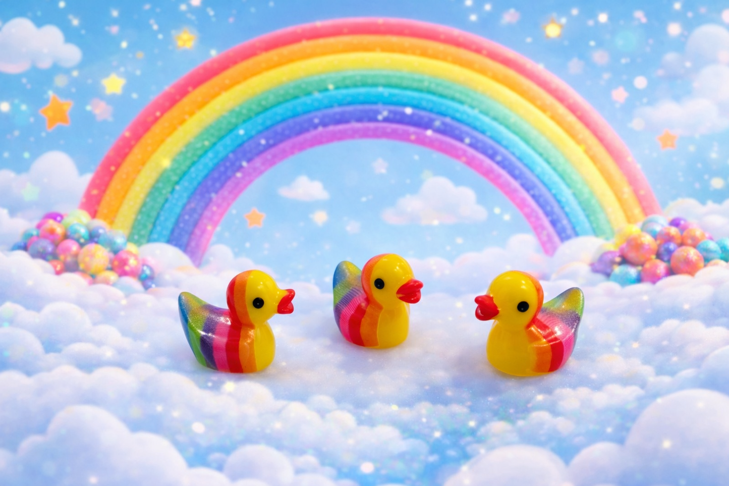 Over the Rainbow Mini Duck Collection (5 ducks)