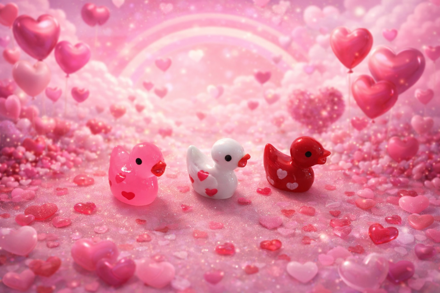 Love You Mini Duck Collection (5 ducks) – Sweetheart Edition