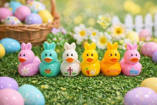 Spring Bunny Mini Duck Collection (6 ducks) – Easter Basket Edition