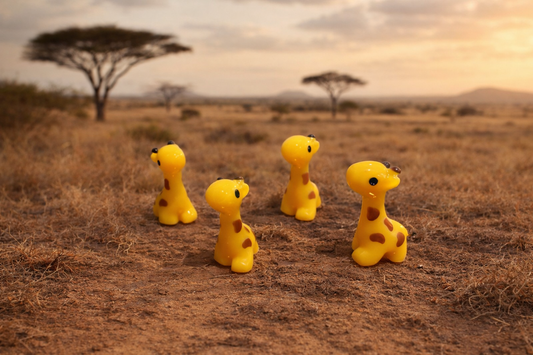 Safari Mini Giraffe (5 giraffes) – Wild Adventure Collection