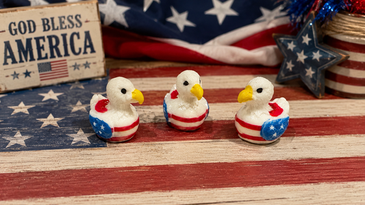 Patriotic Eagle Duck Trio – Mini Americana Collection(5 ducks)